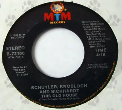 Schuyler, Knobloch And Bickhardt - This Old House