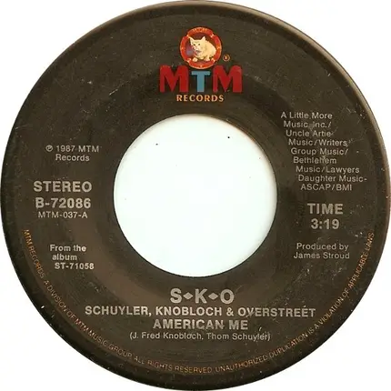 Schuyler, Knobloch & Overstreet - American Me