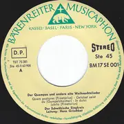 7inch Vinyl Single - Schwäbischer Singkreis , Hans Grischkat - Der Quempas (Und Andere Alte Weihnachtslieder)