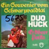 7inch Vinyl Single - Schwarzwald-Duo Huck - Ein Souvenir vom Schwarzwaldtal / Erdbeer Polka