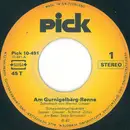 7inch Vinyl Single - Schwyzerörgeliquartett Gasser - Glauser - Schmid - Zinsli , Sepp Simonelli - Am Gurnigelbärg-Renne