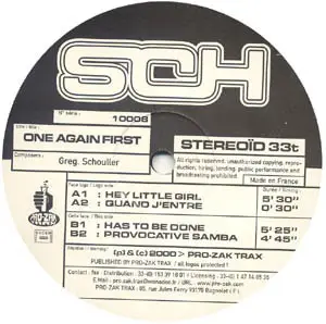 Sch - One Again First
