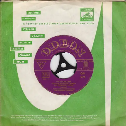 Schaumburger Märchensänger - Heimliche Liebe / Ein Hennlein Weiss / Der Fröhliche Wanderer