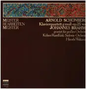 LP - Schoenberg - Meister Bearbeiten Meister: Klavierquartett G-moll Op.25 von Johannes Brahms, Gesetzt Für Großes Orchester