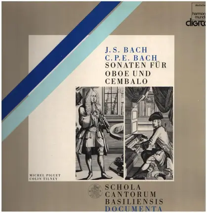 Schola Cantorum Basiliensis , Michel Piguet , Colin Tilney - J.S. Bach C.P.E. Bach Sonaten für Oboe und Cembalo