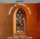 CD - Schola Hungarica - The Memory Of Thomas Becket