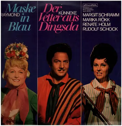 Schramm, Rökk, Holm a.o. - Der Vetter aus Dingsda - Maske in Blau