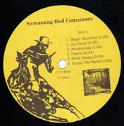 LP - Screaming Bad Conscience - Same - rare garage indie