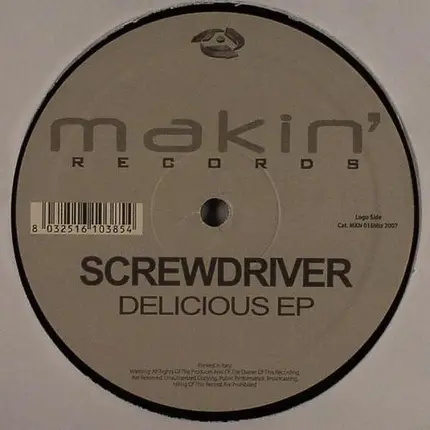 Screwdriver - Delicious EP
