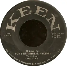 Sam Cooke - (I Love You) For Sentimental Reasons / Desire Me