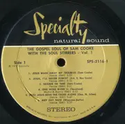 LP - Sam Cooke With The Soul Stirrers - The Gospel Soul Of Sam Cooke With The Soul Stirrers Vol. 1