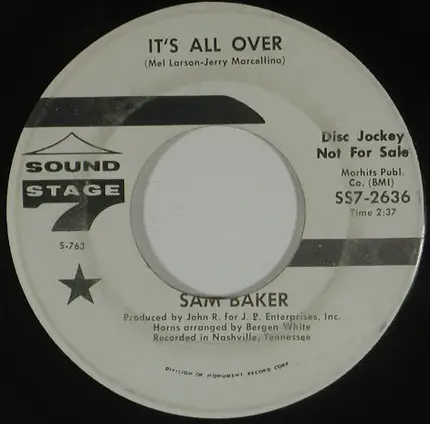 Sam Baker - It's All Over