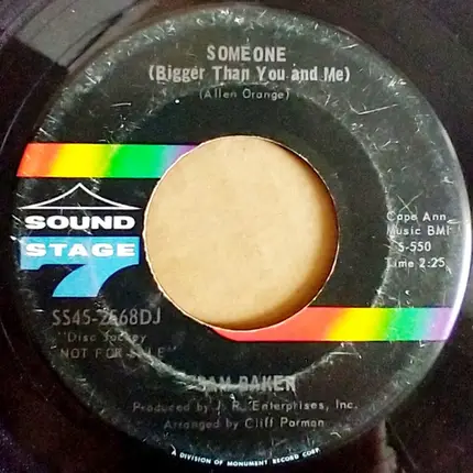 Sam Baker - Let Me Come On Home / Someone (Bigger Than You And Me)