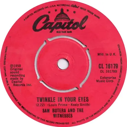 Sam Butera And The Witnesses - Bim Bam