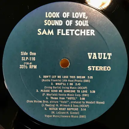 Sam Fletcher - The Look Of Love The Sound Of Soul