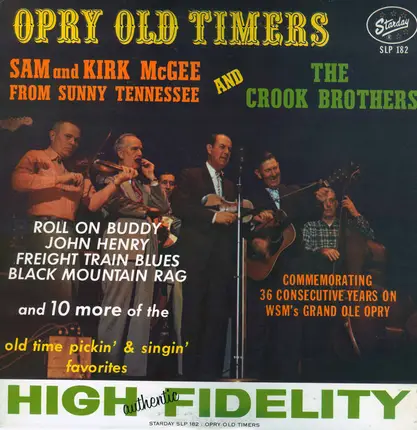 Sam & Kirk McGee And The Crook Brothers - Opry Old Timers