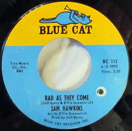Sam Hawkins - Hold On Baby / Bad As They Come