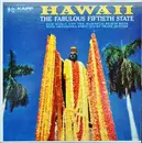 LP - Sam Makia And The Makapuu Beach Boys With Frank Hunter And His Orchestra - Hawaii - The Fabulous Fiftieth State