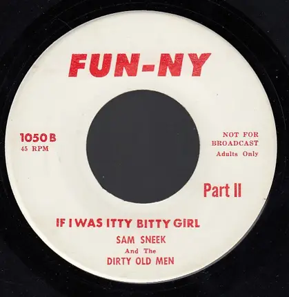 Sam Sneek And The Dirty Old Men - If I Was An Itty Bitty Girl