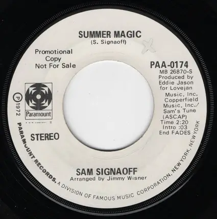 Sam Signaoff - Too Many Mondays