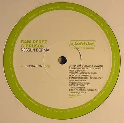 Sam Perez & Brusca - Nessun Dorma