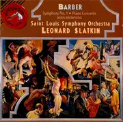 CD - Samuel Barber - John Browning , Saint Louis Symphony Orchestra , Leonard Slatkin - Symphony No. 1 / Piano Concerto