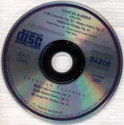 CD - Barber - Orchestral Works, Volume 2 - Cello Concerto • Medea (Suite) • Adagio For Strings