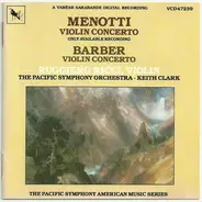 Barber, Menotti - Barber And Menotti Violin Concertos