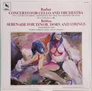 LP - Barber / Britten - Concerto For Cello And Orchestra / Serenade For Tenor, Horn And Strings