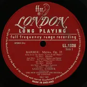 LP - Barber - Symphony No.2 Opus 19, 'Medea' Ballet Suite Opus 23 - Mono