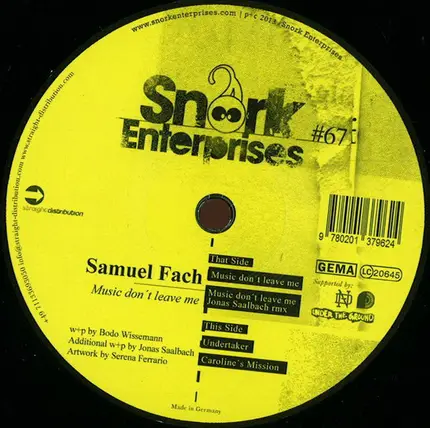Samuel Fach - MUSIC DON'T LEAVE ME