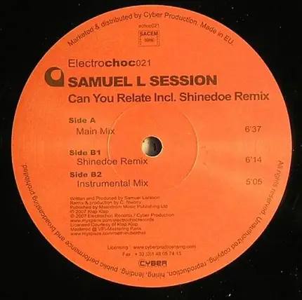 Samuel L Session - Can You Relate