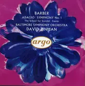 David Zinman - Adagio • Symphony No. 1 • The School For Scandal • Essays