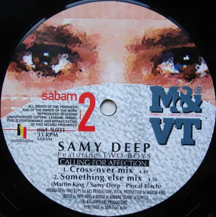 Samy Deep - Calling For Affection