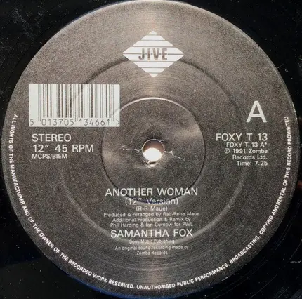 Samantha Fox - Another Woman