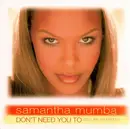 CD Single - Samantha Mumba - Don't Need You To (Tell Me I'm Pretty)