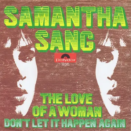 Samantha Sang - The Love Of A Woman