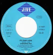7'' - Samantha Fox - Hold On Tight