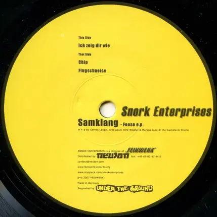 Samklang - Foose E.P.