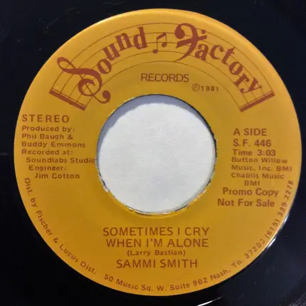 Sammi Smith - Sometimes I Cry When I'm Alone