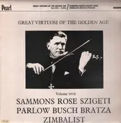 Rose - Great Virtuosi Of The golden Age Volume XVII - Violin
