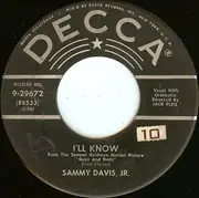 7inch Vinyl Single - Sammy Davis Jr. - I'll Know / Adelaide