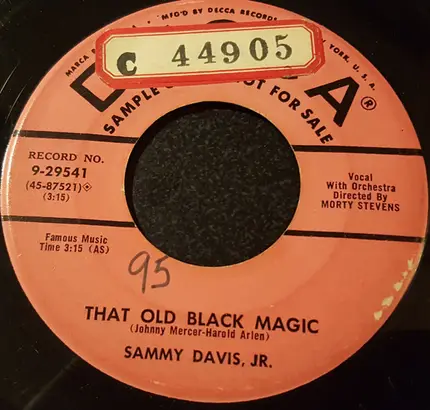 Sammy Davis Jr. - That Old Black Magic