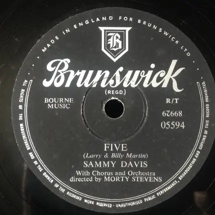 Sammy Davis Jr. - Earthbound / Five