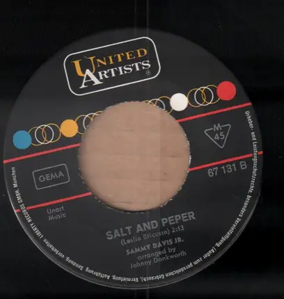 Sammy Davis Jr. - I Like The Way You Dance / Salt And Pepper