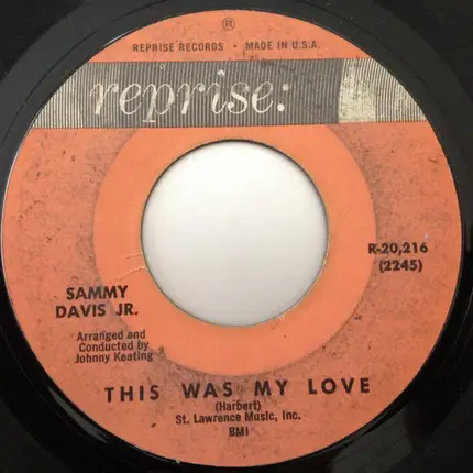 Sammy Davis Jr. - The Shelter Of Your Arms