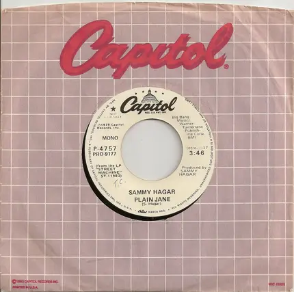 Sammy Hagar - Plain Jane