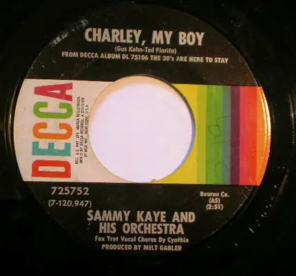 Sammy Kaye And His Orchestra - Charley, My Boy