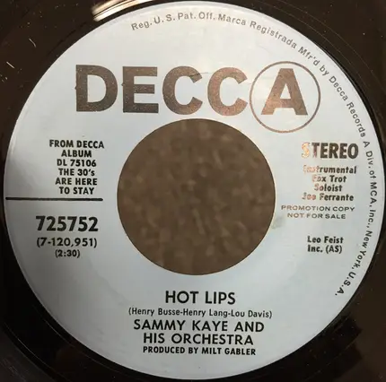 Sammy Kaye And His Orchestra - Charley, My Boy