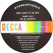 LP - Sammy Kaye And His Orchestra - Come Dance To The Hits With Sammy Kaye And His Orchestra